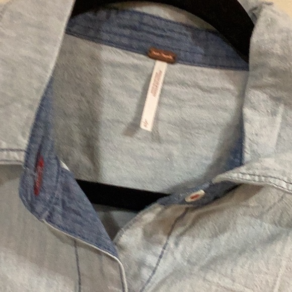 Free People Bandana Bandit button down shirt - Picture 7 of 9